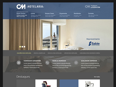 Website Institucional Conceitual catalog clean hotel site transparence website