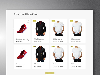 Ecommerce UI Design by Rio Sunoto ecommerce shopping ui ux