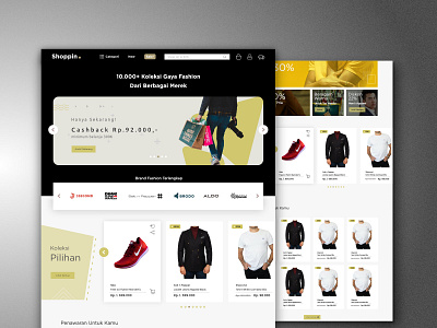 Ecommerce UI Design ecommerce shopping ui ux web design