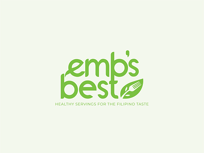 EMB's Best | Healthy Filipino Food Brand Identity brand identity designer branding branding design food branding green branding green logo healthy branding healthy branding healthy food healthy lifestyle illustration logo visual design