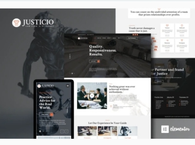 Justicio design designer designs ui ux web webdesign webdesigner website wordpress design