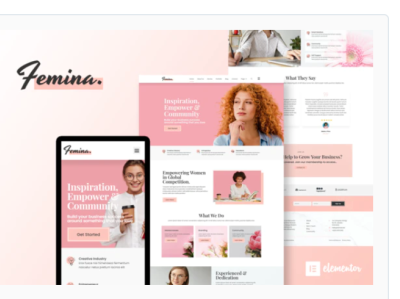 Femina design ui ux web webdesign webdesigner website