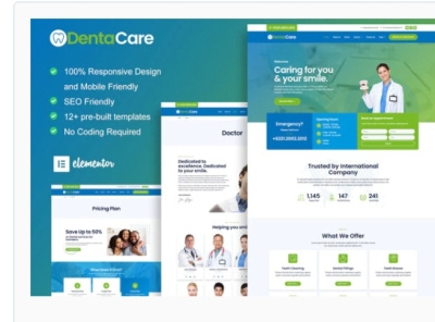 DentaCare design ui ux web webdesign webdesigner website