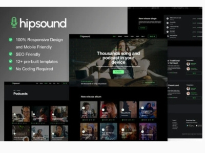 Hipsound design ui ux web webdesign webdesigner website
