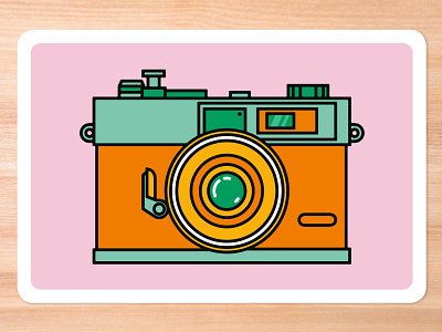 Improv Cards - Camera design graphic design illustration illustrator vector