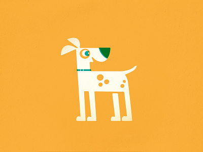 Spot canine children dog illustration kids pet puppy retro vector vintage