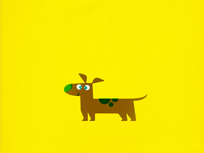 Dachshund children dog illustration kids pet puppy retro vector vintage wiener