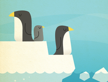 Penguins childrens book cold ice iceberg illustration ocean penguin