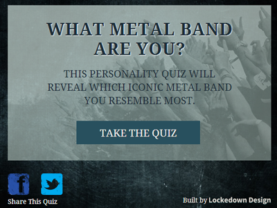Metal Quiz Teaser Screen blue dark freebie gothic green heavy metal metal no bullshit quiz sacramento