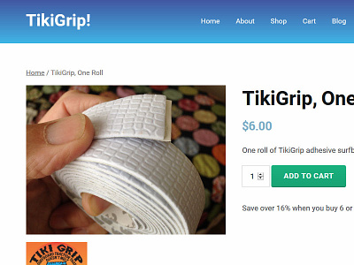 TikiGrip Product Page