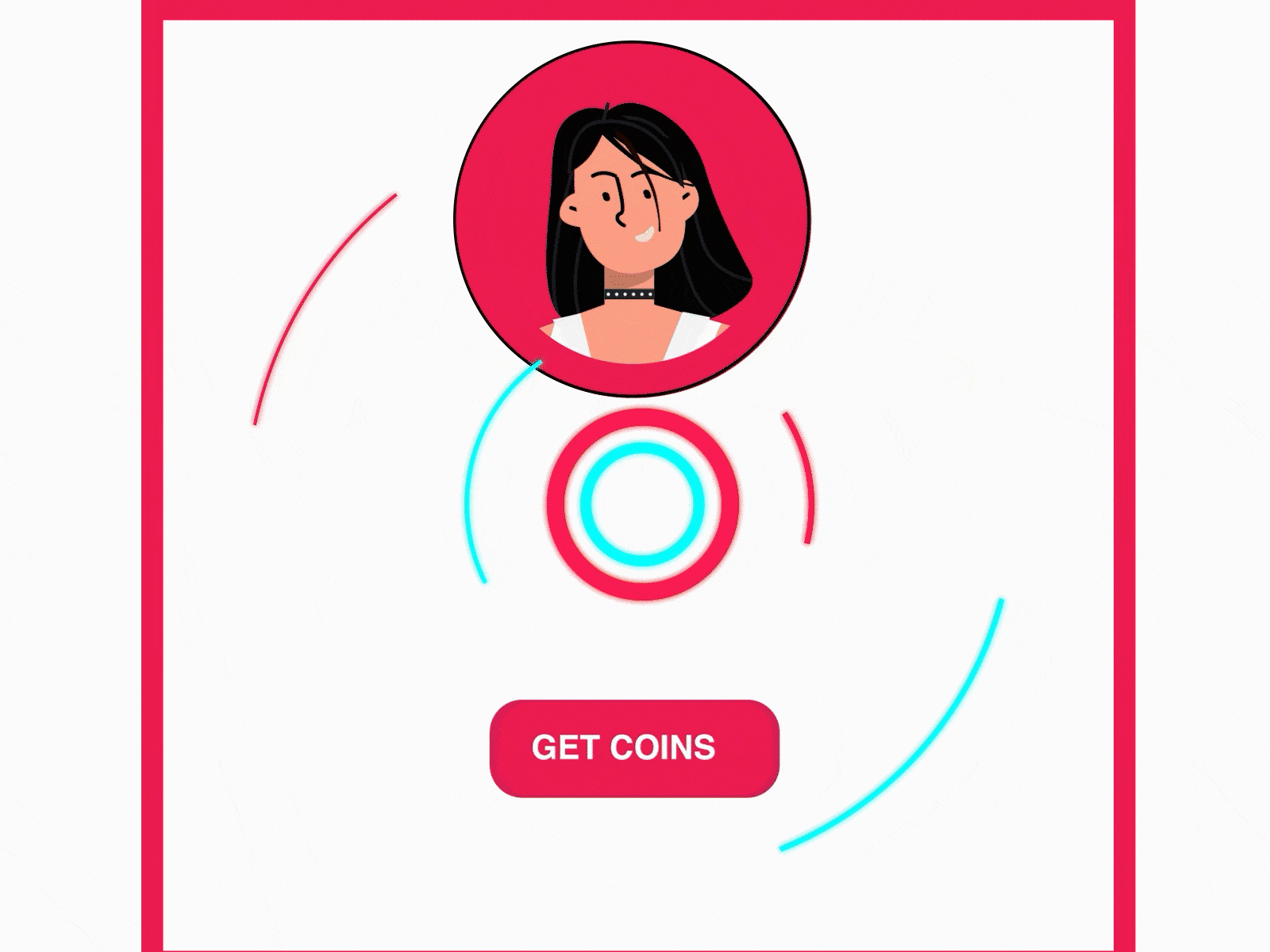 Collect Coins Animation animation motion graphics