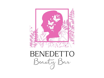 Benedetto Beauty Bar beauty beauty salon design icon logo