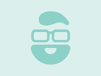 Another Selfie beard illustration logo
