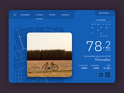 Fitness Tracker appdesign biking cycling dashboard design fitness fitness app fitness logo fitness tracker illustration landing page landingpage landingpagedesign strava tracker webapp webdesign website