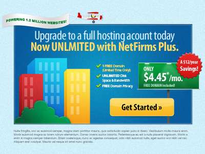 Netfirms Upgrade Mailing email html mailing web hosting