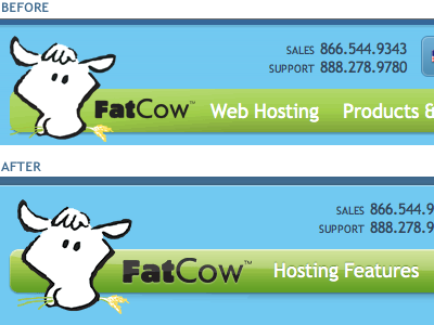 FatCow Header Refresh cleanup cow fatcow header refresh web design web hosting