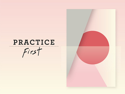 Practice First | Branding, Experience Design, Pop-up branding design identity logo web