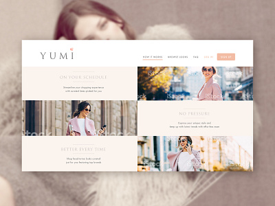 YUMI | Branding, UI Elements branding design identity logo product ui ux vector web website