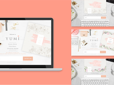 YUMI | Branding, UI Elements branding color design identity logo ui ux web website