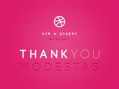 Debut Shot: Thank you Modestas! debut dribbble player yshanti