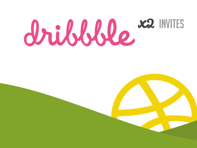2 Dribbble Invites Giveaway! dribbble giveaway invites
