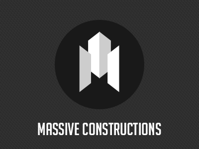 Massive Constructions Logo constructions creative logo