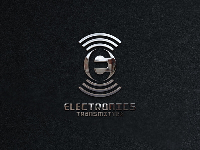 logo electronic transmitter art branding design flat forsale graphic design icon illustration logo vector