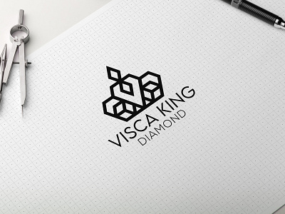 visca king dimond art branding design forsale graphic design icon illustration illustrator logo vector