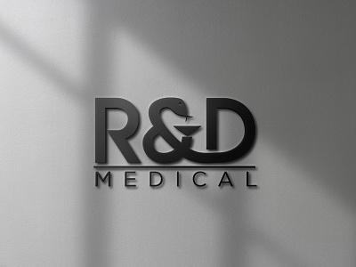 R&D MEDICAL LOGO branding design forsale graphic design icon illustration illustrator logo monogram logo vector