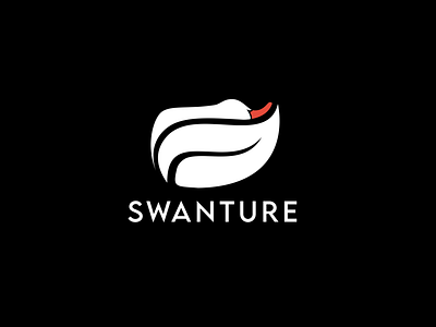 logo swanture 3d branding design graphic design icon illustration logo motion graphics swan symbol typography vector