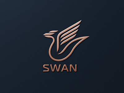 swan logo 3d banner branding bussines card company design forsale graphic design icon illustration logo newlogo renovo stationery style swan symbol typography vector web