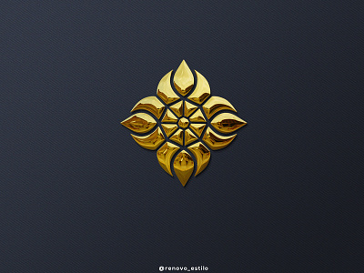 rose gold logo 3d animation branding design gold design graphic design icon identity illustration logo logo design logotype motion graphics symbol typography visual identity