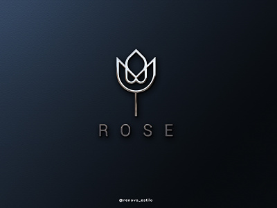 rose logo 3d animation brand branding design graphic design icon identidade identity illustration logo logo art logo company logo design logotypr motion graphics visual design visual identity