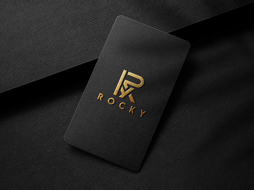 LOGO name ROCKY by renovo_estilo on Dribbble