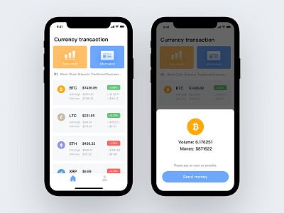 Block Chain Page ui ux