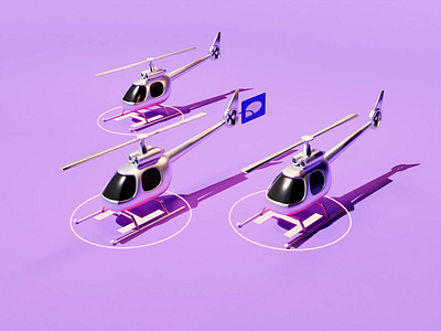 3d animated helicopter 3d 3d art 3d design 3d modeling animated design animation blender3d branding c4d graphic design helicopter loop motion graphics pela