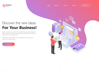 Business landing page business landing page business website business website design bussiness landing company landing page company website graphic design home page home page design illustration landing page landing page design landing page website typography ui ux website design website home page design