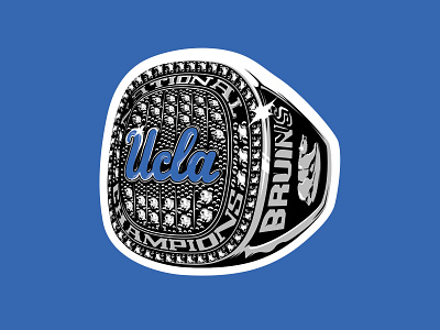 UCLA National Championship Sticker national championship ring sticker ucla