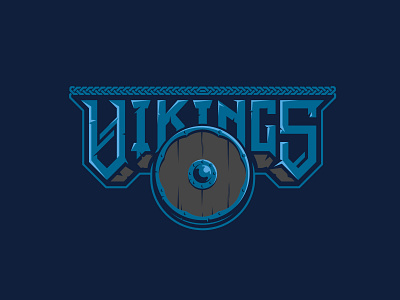 Unused Viking 3 logo viking