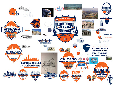 Chicago Homecoming Artboard chicago fighting illini football homecoming illini illinois logo uofi