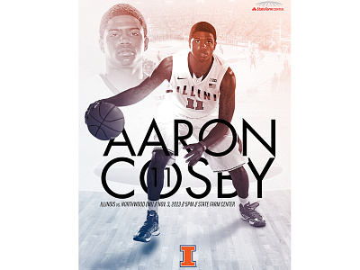 Cosby basketball cosby fighting illini illini illinois poster uofi