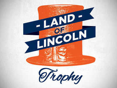 Land of Lincoln Trophy fighting illini football illini illinois logo northwestern rivalry uofi