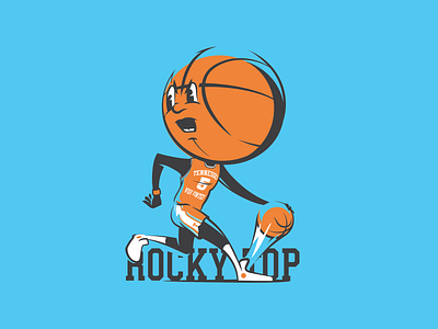 Basketball head - Tennessee basketball illustration tennessee volunteers