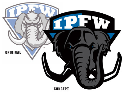 IPFW Mastodons Concept fort wayne indiana ipfw logo mastodon