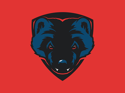 Unused Wolverine illustration logo wolverine