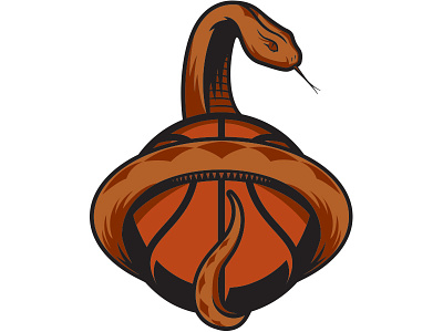 Copperhead Basketball Logo
