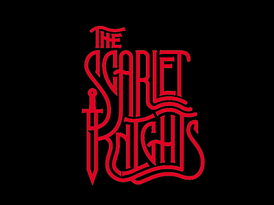 Scarlet Knights font scarlet knights type