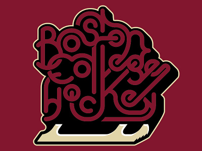 Boston College Hockey Type