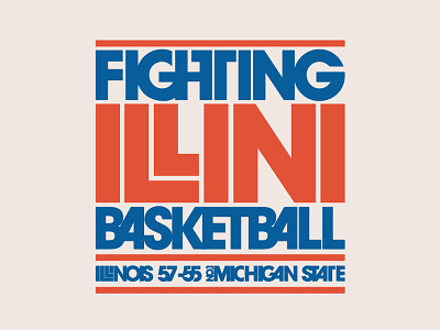 Fighting Illini 1979 basketball illini illinois itc avant garde lubalin