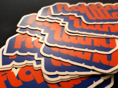 IRL Sticker Retro Illini Logo